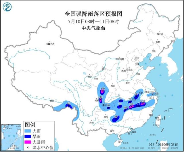 13省份局部有大到暴雨